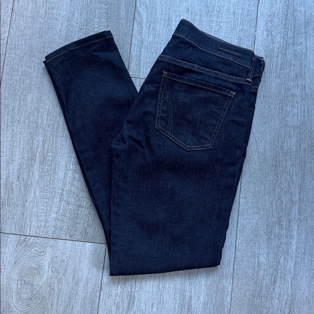 Citizens of Humanity Avedon Jeans Size 27 Blue Skinny Dark Rinse